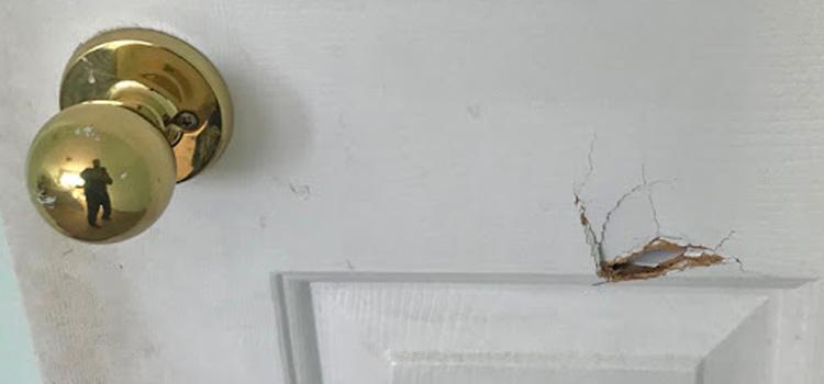 interior door hole repair Yucca Valley